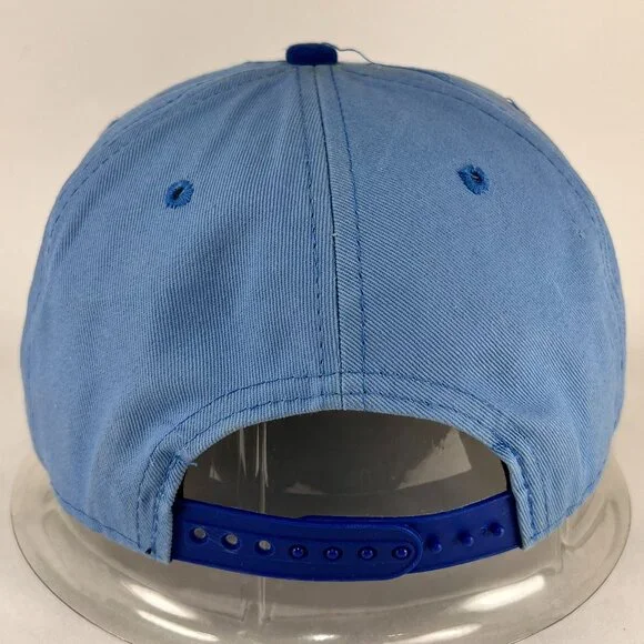 Vtg Cleveland Indians Snap Back Hat Blue New Era Darth Vader Star Wars Mens 90s